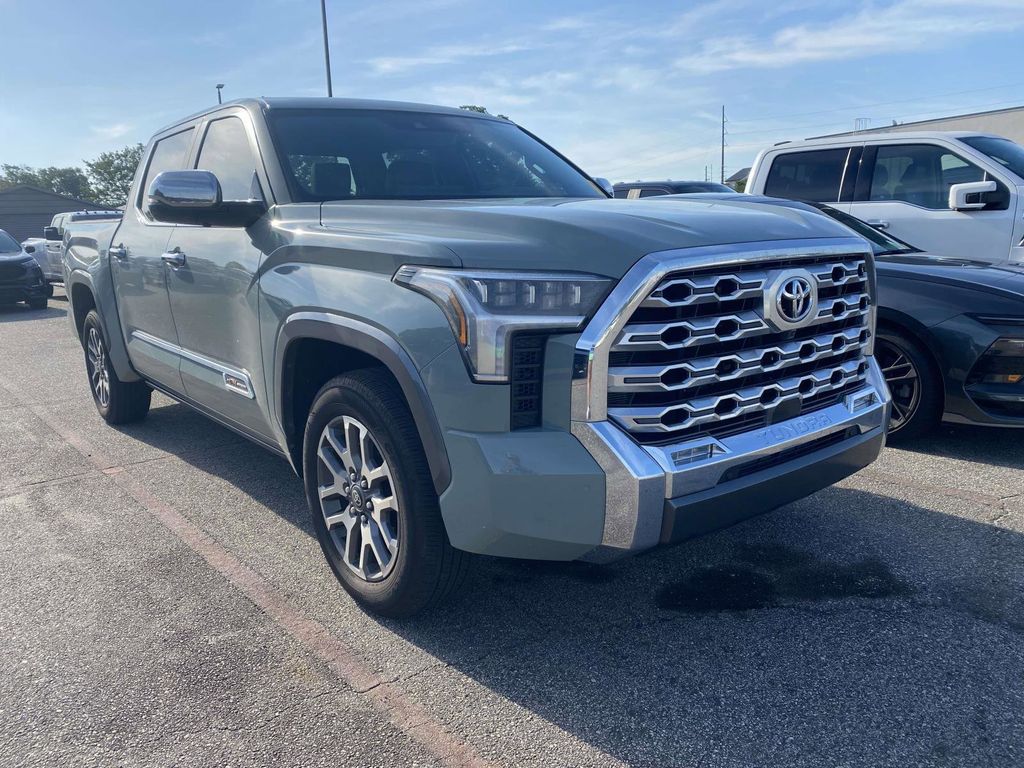 Lunar Rock 2025 Toyota Tundra 1794 Edition CrewMax Cab RWD Pickup Truck 4X2 Automatic