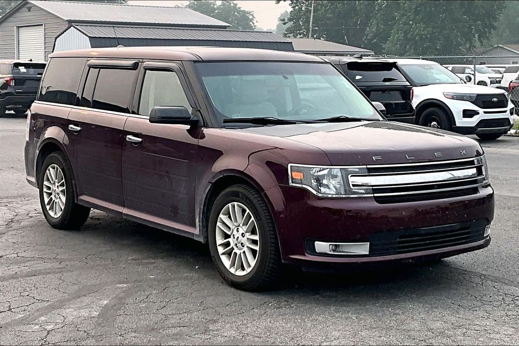Red (Burgundy) 2017 Ford Flex SUV / Crossover All-Wheel Drive 6-Speed Automatic