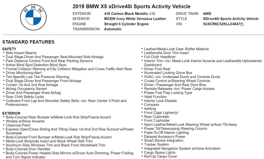 2019 BMW X5 xDrive40i 21