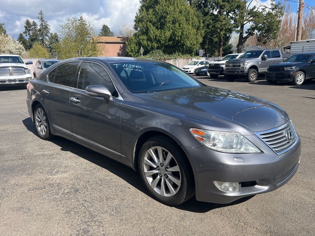 Gray 2012 Lexus LS 460 RWD Sedan Rear-Wheel Drive Automatic