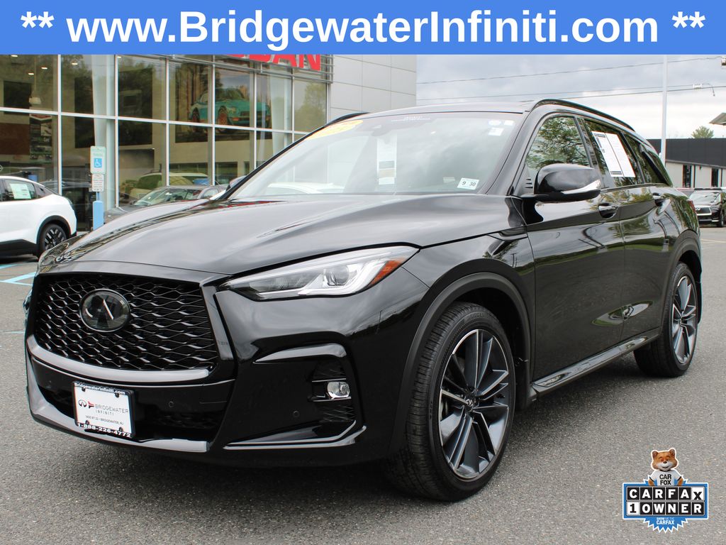 Black Obsidian 2025 INFINITI QX50 SUV / Crossover All-Wheel Drive Continuously Variable Transmission