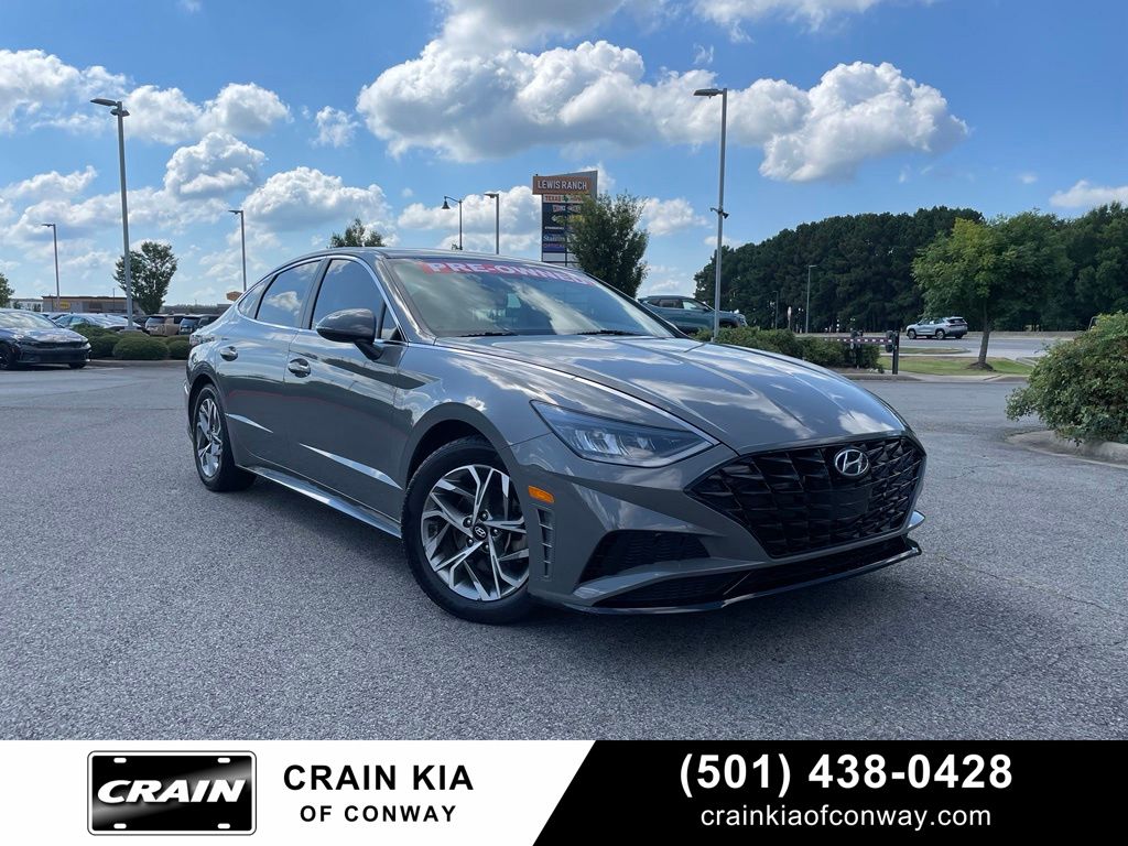 Portofino Gray 2023 Hyundai Sonata Sedan Front-Wheel Drive 8-Speed Automatic