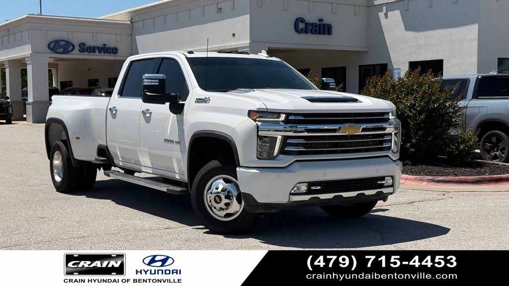 Pearl 2022 Chevrolet Silverado 3500HD Pickup Truck Four-Wheel Drive Automatic