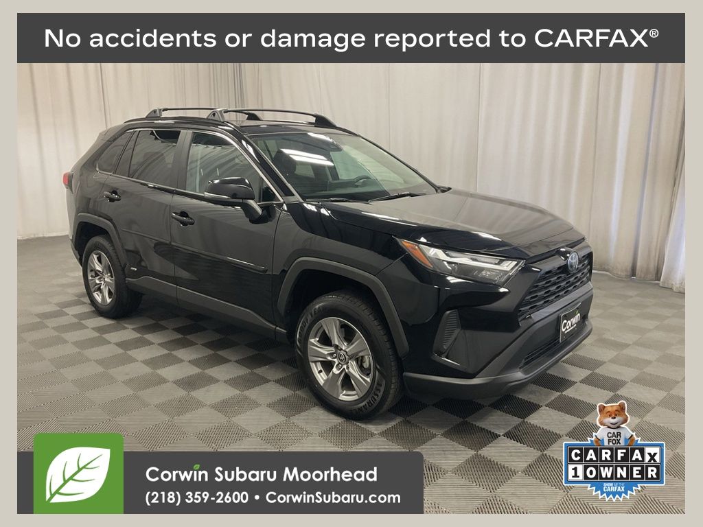Midnight Black Metallic 2024 Toyota RAV4 Hybrid XLE AWD SUV / Crossover All-Wheel Drive Continuously Variable Transmission