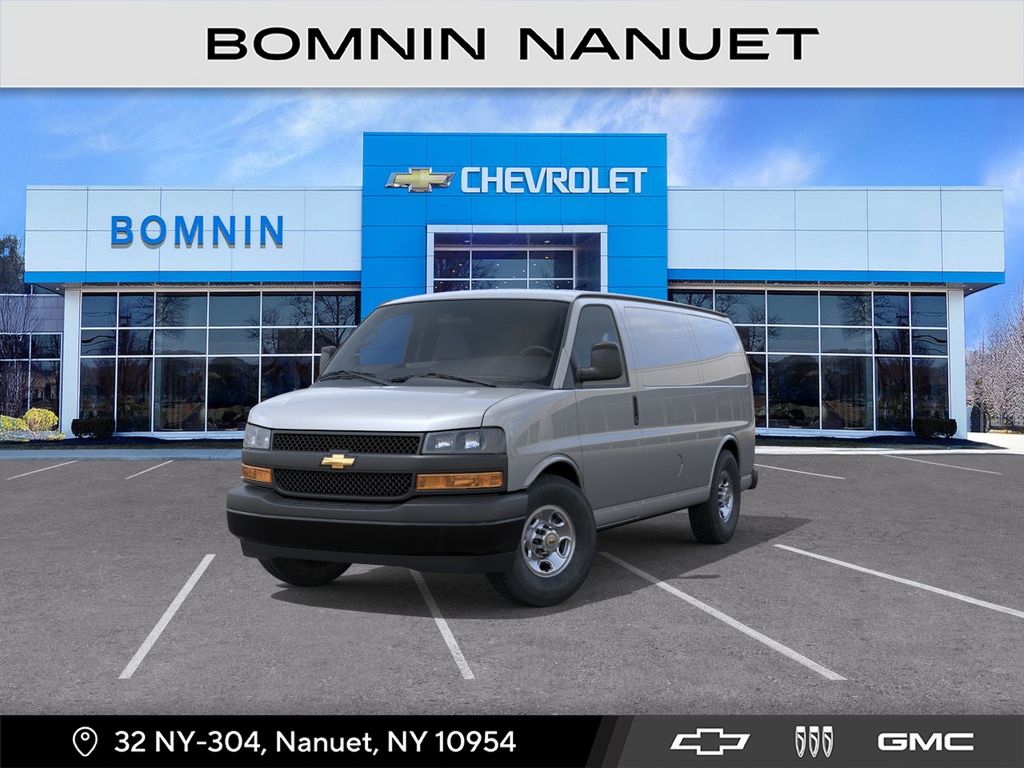 Silver Ice Metallic 2026 Chevrolet Express Cargo Van Rear-Wheel Drive 8-Speed Automatic Overdrive