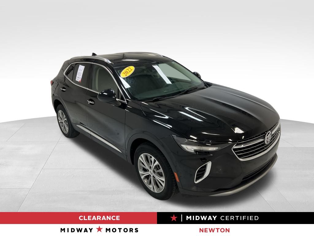 Black (Ebony Twilight Metallic) 2022 Buick Envision Preferred FWD SUV / Crossover Front-Wheel Drive 9-Speed Automatic