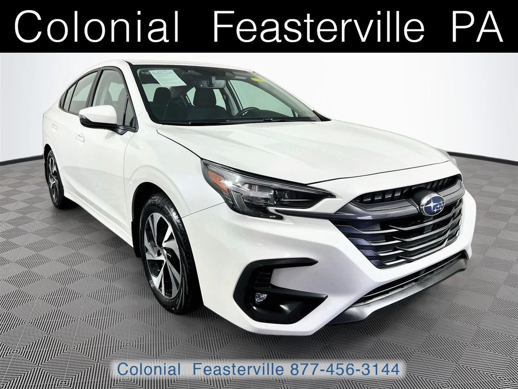 Crystal White Pearl 2025 Subaru Legacy Sedan All-Wheel Drive Continuously Variable Transmission