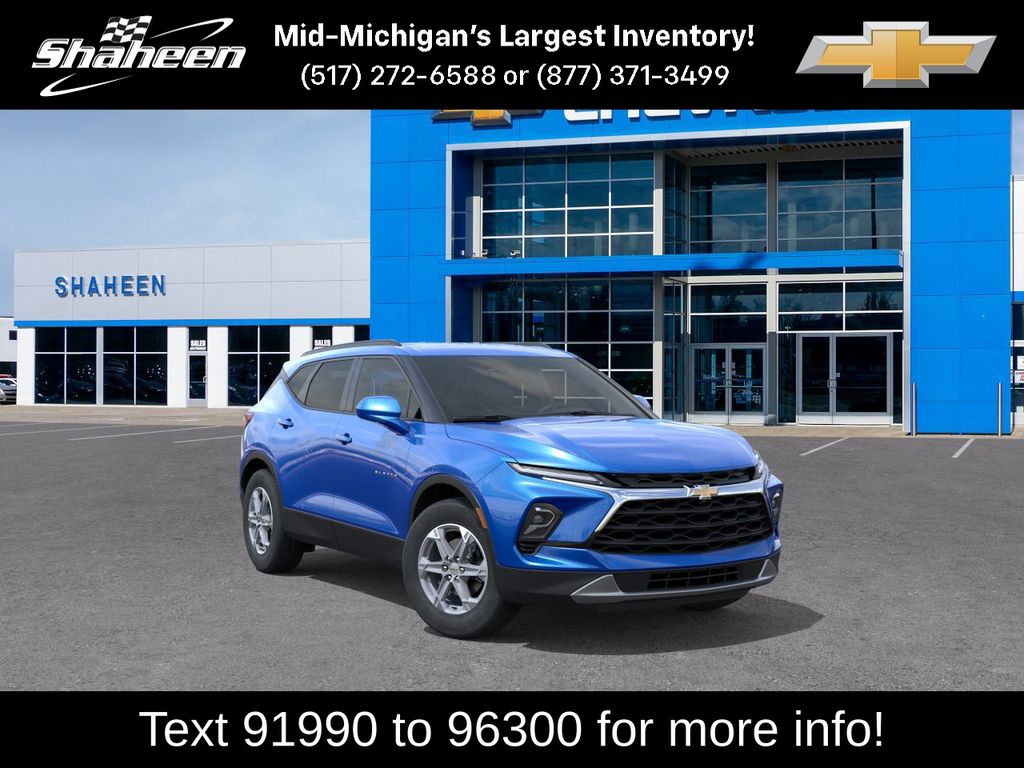 Riptide Blue Metallic 2026 Chevrolet Blazer SUV / Crossover 9-Speed Automatic Overdrive