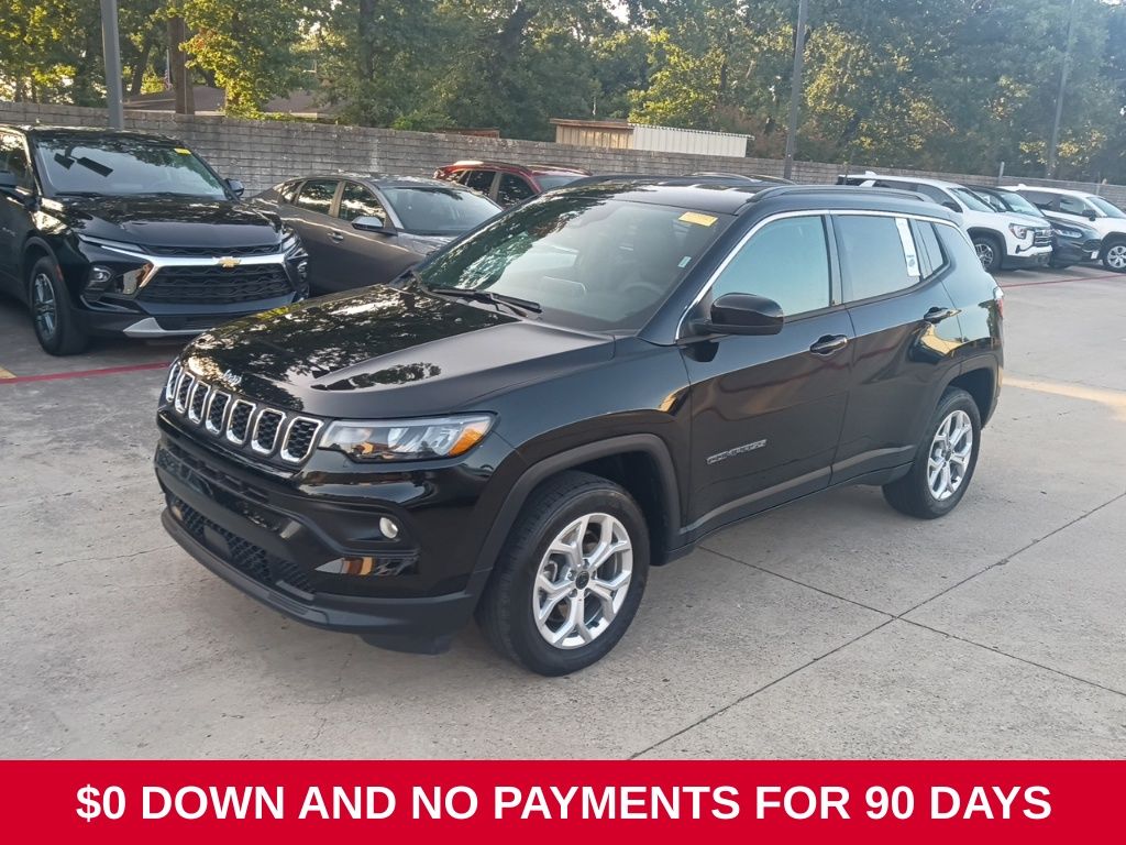 Diamond Black 2025 Jeep Compass SUV / Crossover Four-Wheel Drive 8-Speed Automatic