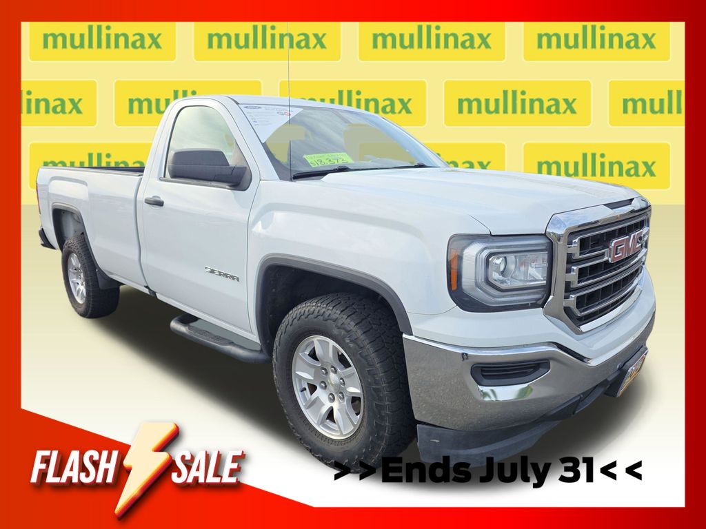 Summit White 2018 GMC Sierra 1500 Pickup Truck 4X2 6-Speed Automatic Overdrive