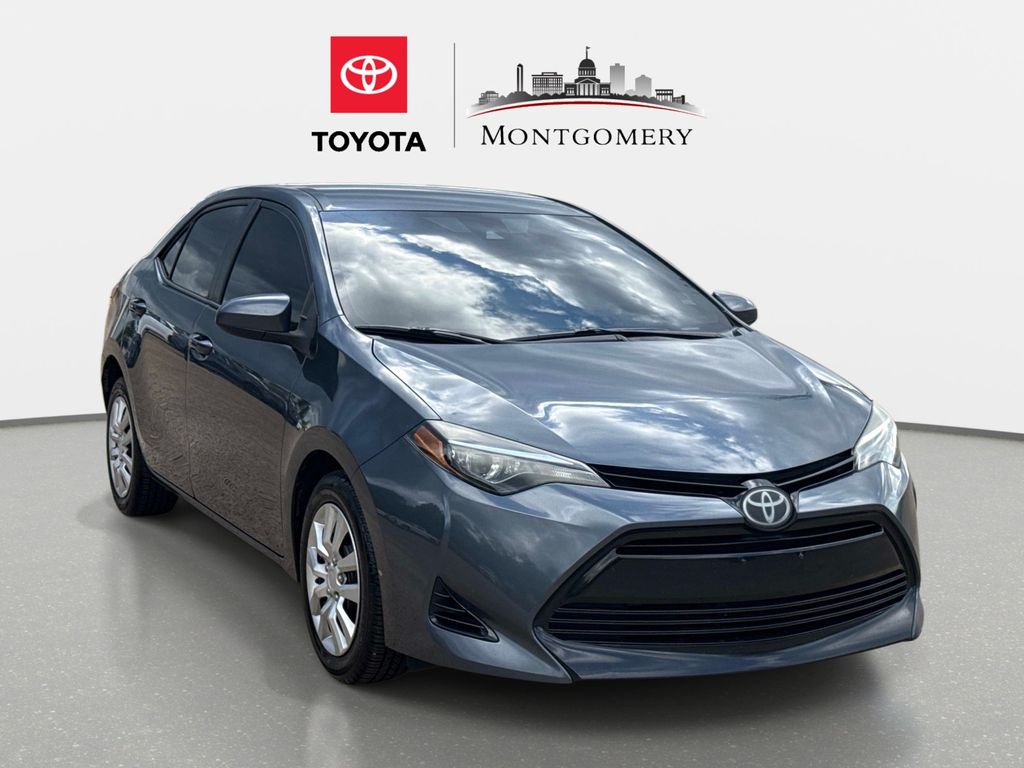 Slate Metallic 2018 Toyota Corolla LE Sedan Front-Wheel Drive Continuously Variable Transmission