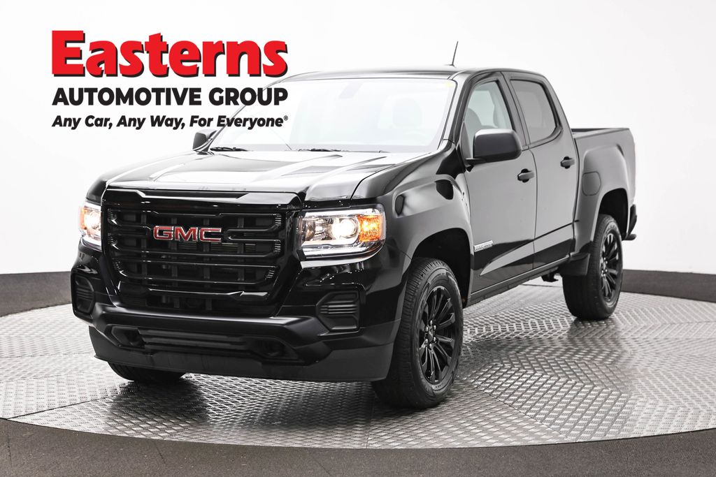 Onyx Black 2022 GMC Canyon Elevation Standard Crew Cab RWD Pickup Truck 4X2 8-Speed Automatic