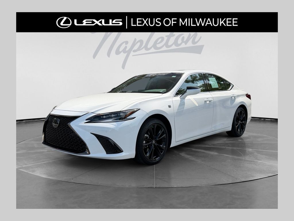 Ultra White 2025 Lexus ES Hybrid Sedan Front-Wheel Drive Continuously Variable Transmission