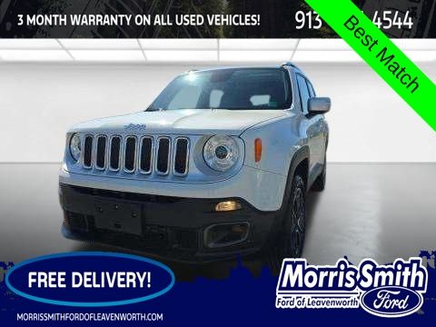Alpine White 2018 Jeep Renegade Limited 4WD SUV / Crossover Four-Wheel Drive 9-Speed Automatic