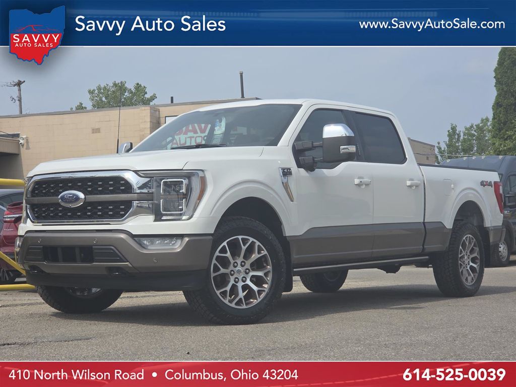 White 2023 Ford F-150 Pickup Truck Four-Wheel Drive Automatic