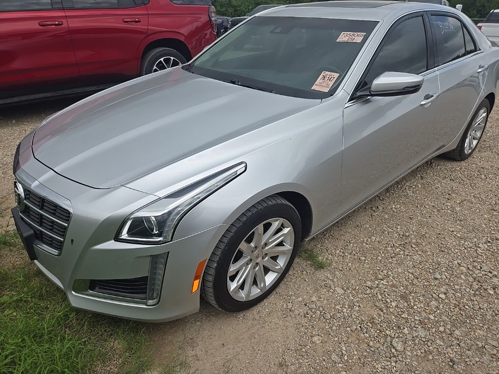 Radiant Silver Metallic 2014 Cadillac CTS 2.0T Luxury AWD Sedan All-Wheel Drive 6-Speed Automatic