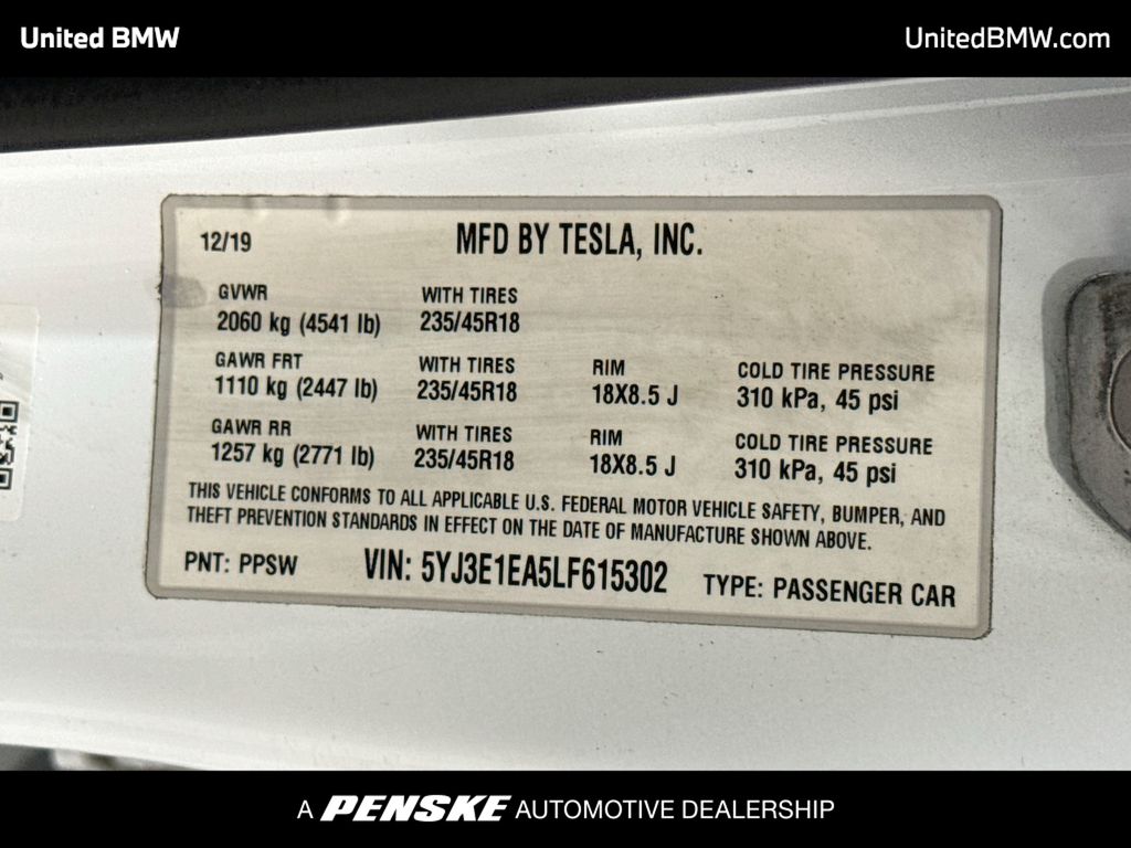 Thumbnail: 2020 Tesla Model 3 - 22