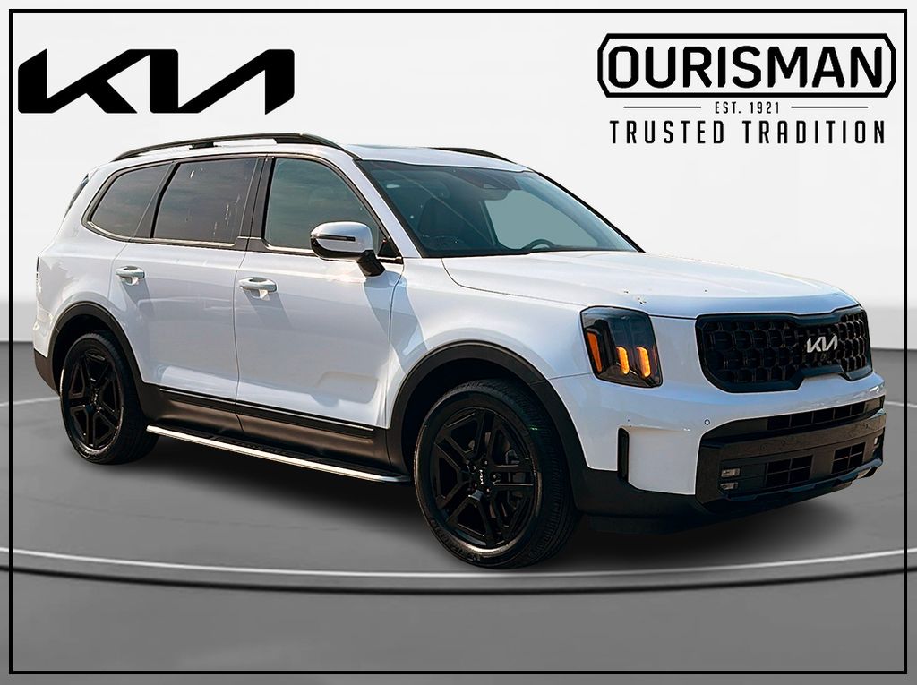 Glacial White Pearl 2024 Kia Telluride SX X-Line AWD SUV / Crossover All-Wheel Drive 8-Speed Automatic
