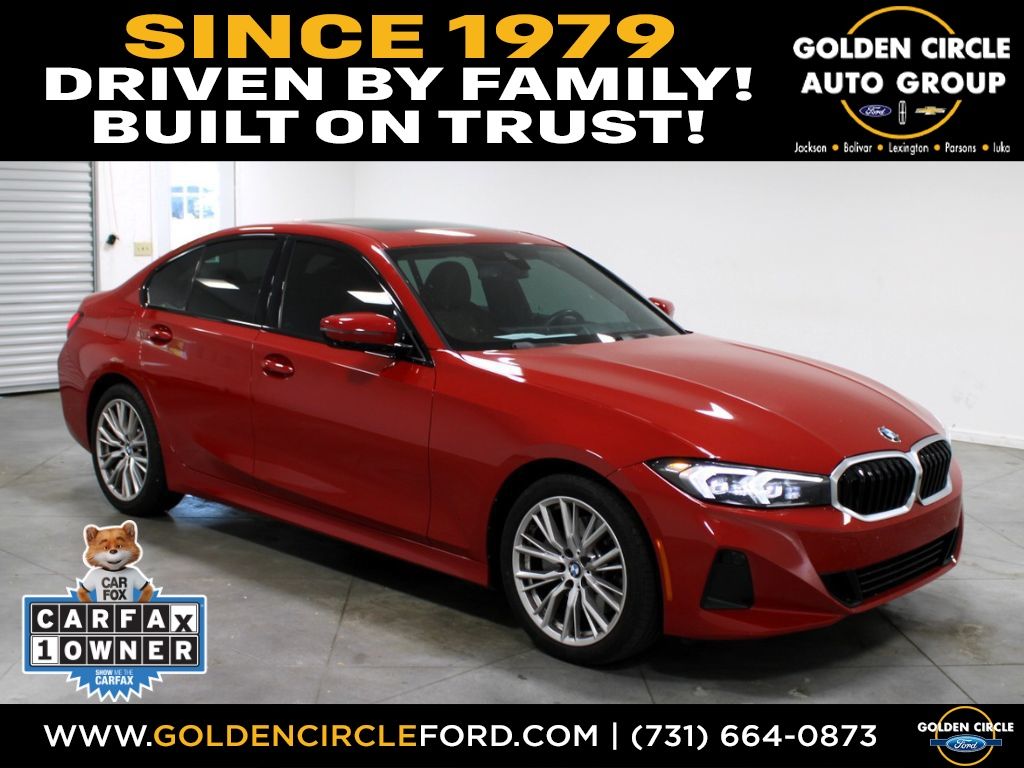 Melbourne Red Metallic 2023 BMW 3 Series 330i RWD Sedan Rear-Wheel Drive 8-Speed Automatic