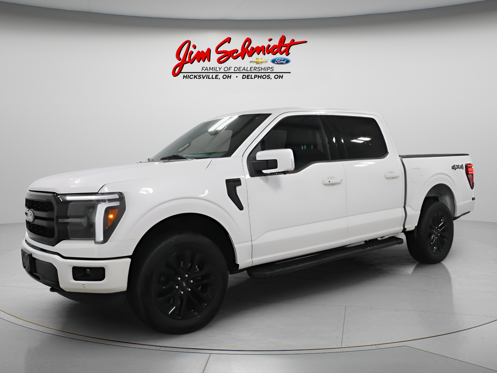 Space White Metallic 2025 Ford F-150 Pickup Truck Four-Wheel Drive Automatic