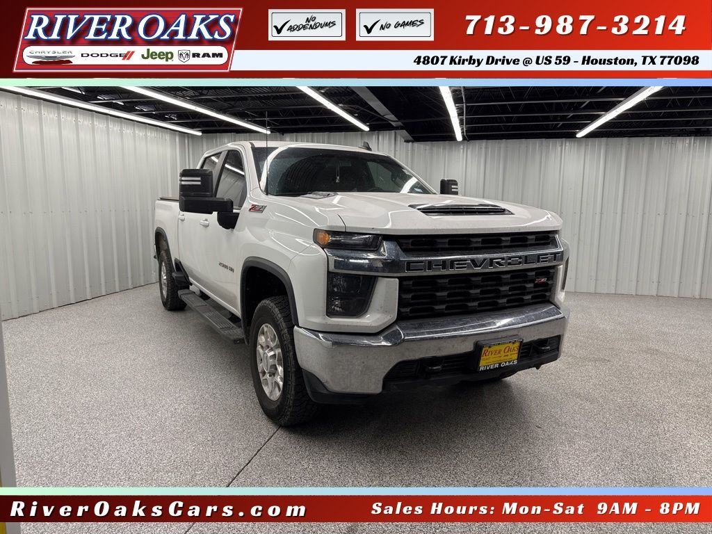 Summit White 2020 Chevrolet Silverado 2500HD LT Crew Cab 4WD Pickup Truck Four-Wheel Drive Automatic