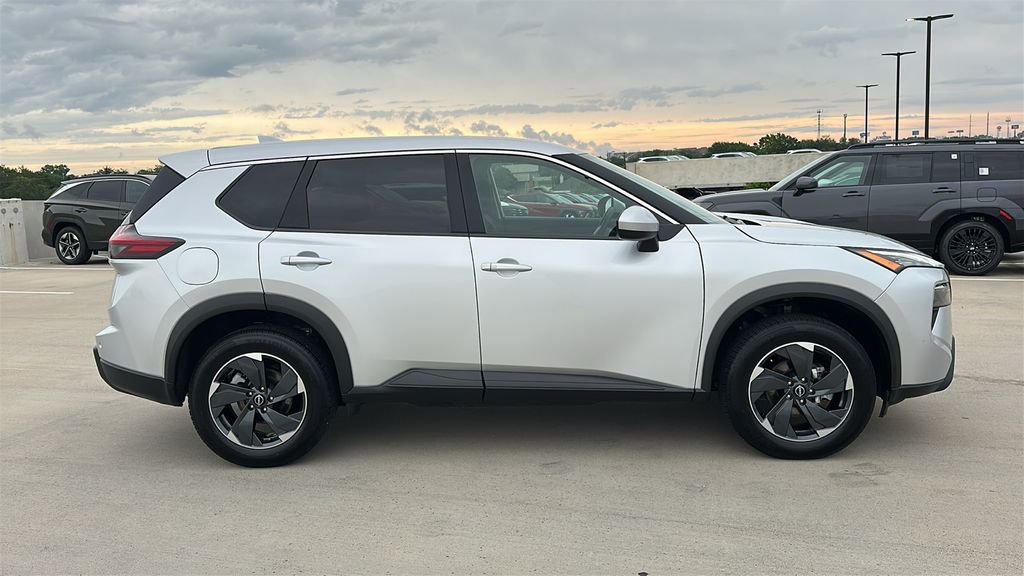 2025 Nissan Rogue SV Silver at Bravo Nissan