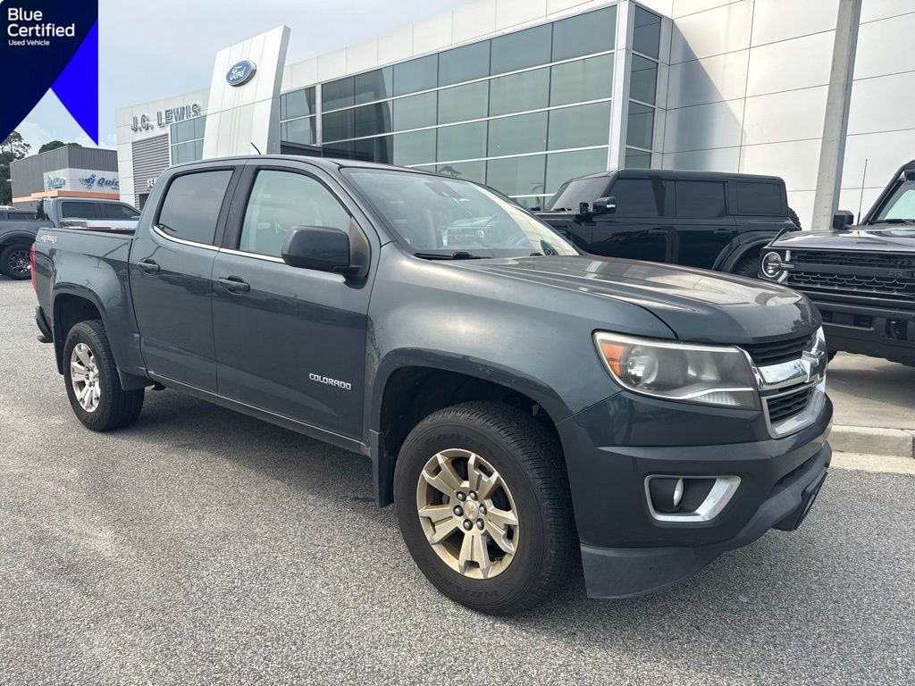 Gray (Graphite Metallic) 2017 Chevrolet Colorado Pickup Truck Four-Wheel Drive 8-Speed Automatic