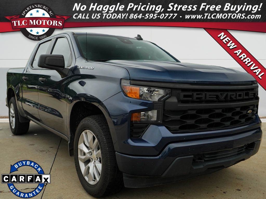 Northsky Blue Metallic 2022 Chevrolet Silverado 1500 Pickup Truck Four-Wheel Drive 8-Speed Automatic