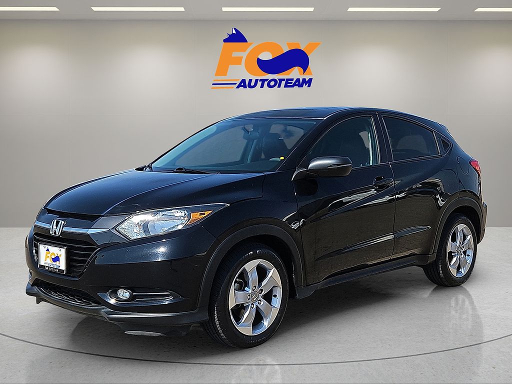 Black 2016 Honda HR-V SUV / Crossover Front-Wheel Drive Continuously Variable Transmission