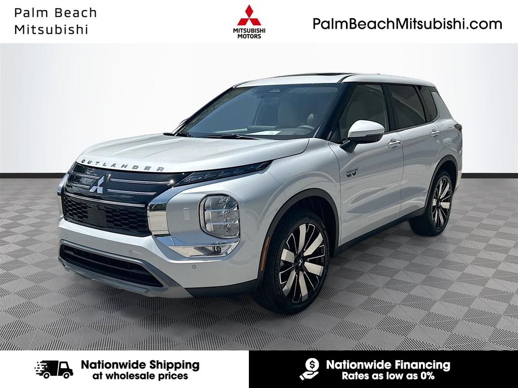 Diamond White 2026 Mitsubishi Outlander Hybrid Plug-in SUV / Crossover All-Wheel Drive 1-Speed Automatic