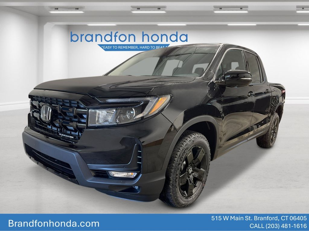 Crystal Black Pearl 2026 Honda Ridgeline Pickup Truck All-Wheel Drive 9-Speed Automatic