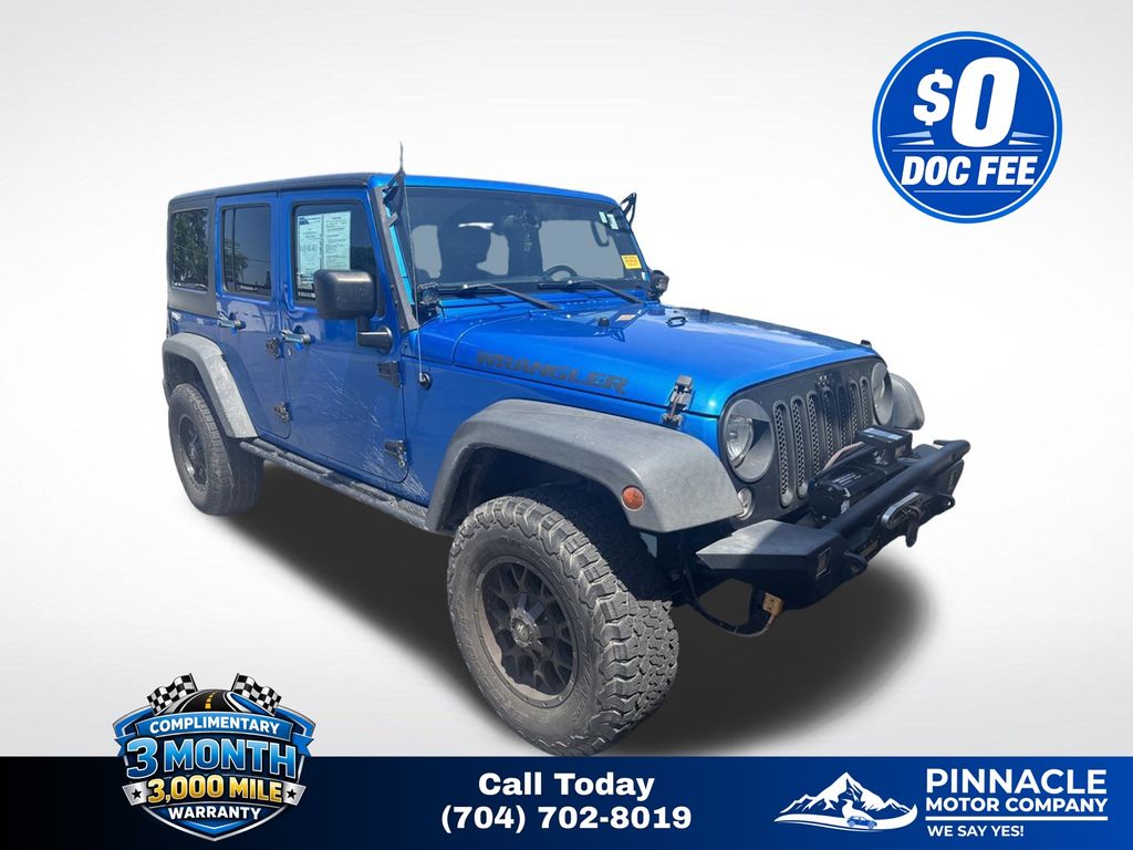 Hydro Blue Pearl Coat 2016 Jeep Wrangler SUV / Crossover Four-Wheel Drive 6-Speed Manual