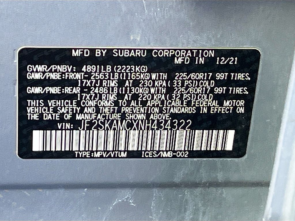 Used 2022 Silver Subaru Wilderness image 33