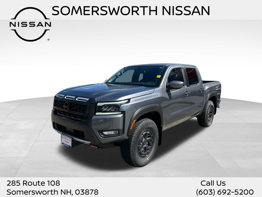 Gray (Gun Metallic) 2026 Nissan Frontier Pickup Truck Four-Wheel Drive 9-Speed Automatic Overdrive