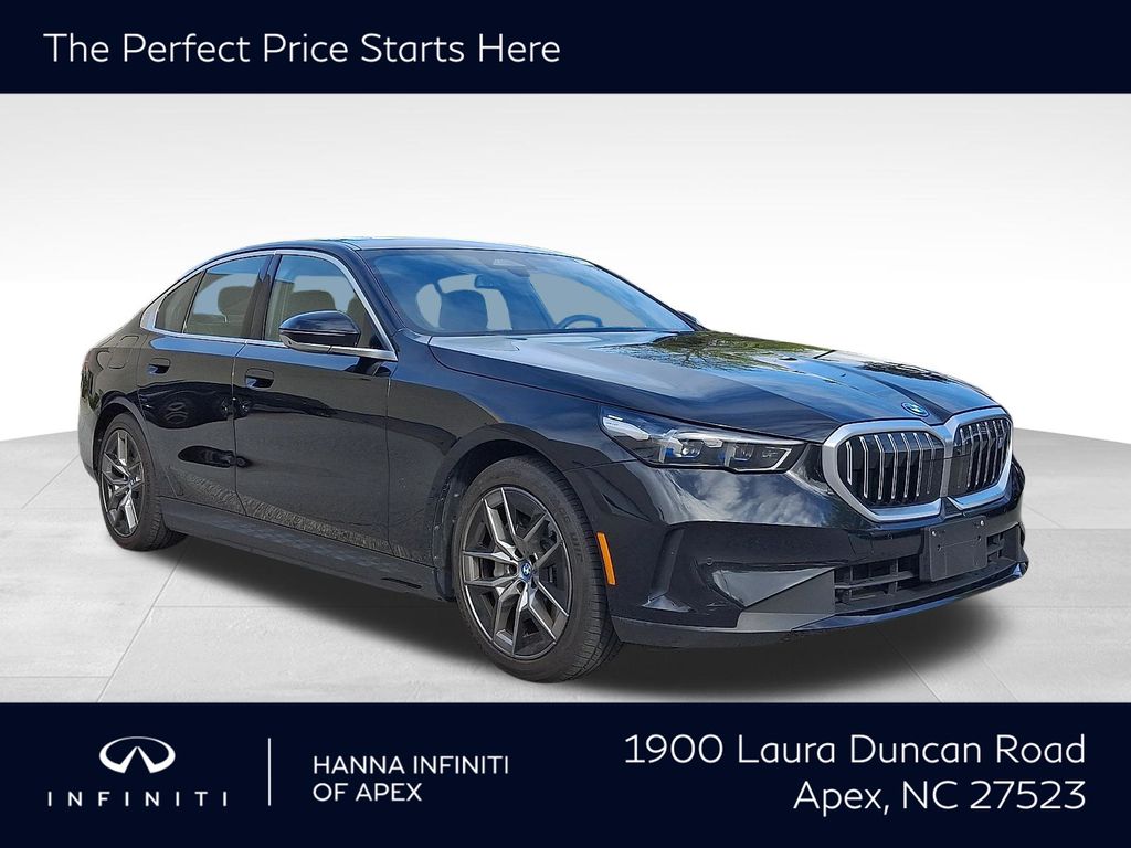 Black Sapphire Metallic 2025 BMW i5 eDrive40 FWD Sedan Rear-Wheel Drive Automatic