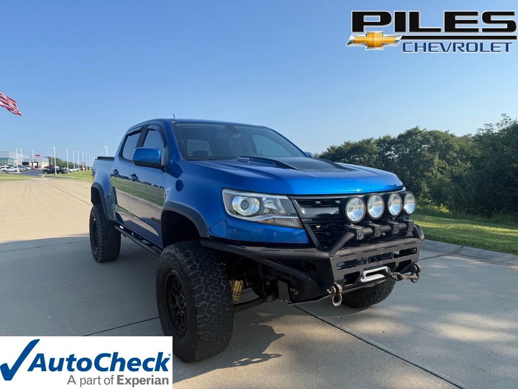 Kinetic Blue Metallic 2019 Chevrolet Colorado Pickup Truck Four-Wheel Drive 6-Speed Automatic