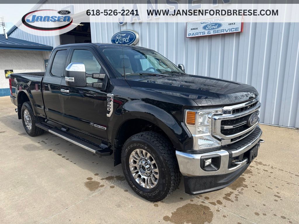 Black Metallic 2022 Ford F-350 Super Duty Pickup Truck Four-Wheel Drive Automatic