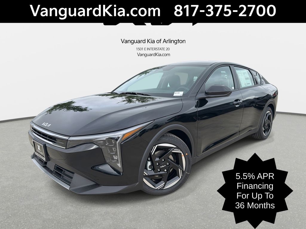 Aurora Black Pearl 2026 Kia K4 Sedan Front-Wheel Drive Continuously Variable Transmission