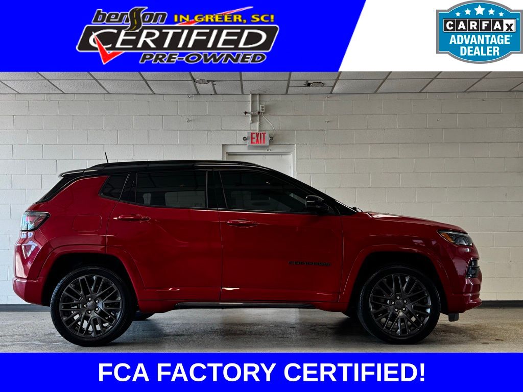 Redline Pearlcoat 2023 Jeep Compass High Altitude 4WD SUV / Crossover Four-Wheel Drive 8-Speed Automatic