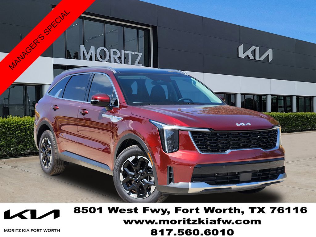 Red 2025 Kia Sorento SUV / Crossover Front-Wheel Drive 8-Speed Automatic