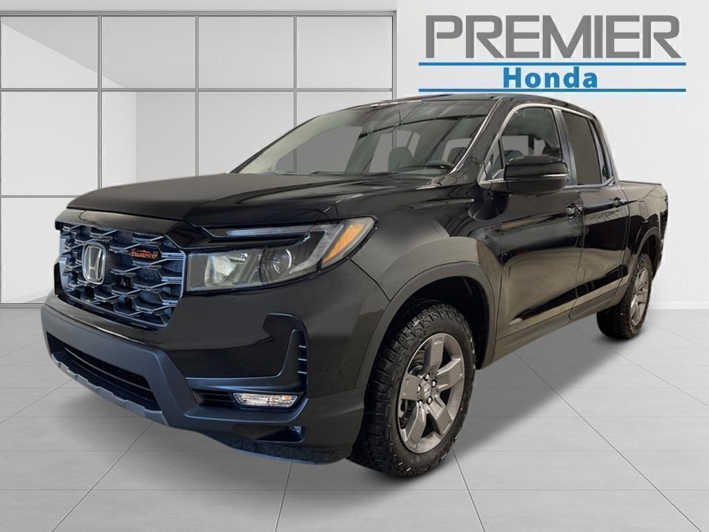 Black 2026 Honda Ridgeline Pickup Truck All-Wheel Drive 9-Speed Automatic