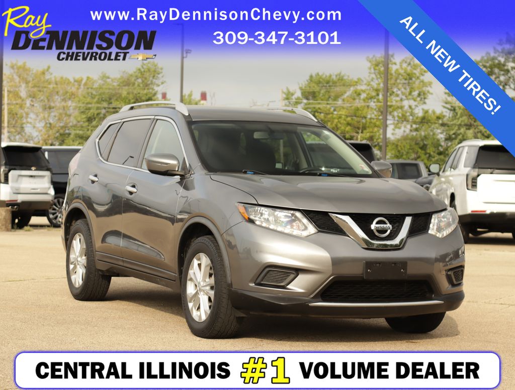Gray (Gun Metallic) 2016 Nissan Rogue SUV / Crossover All-Wheel Drive Continuously Variable Transmission