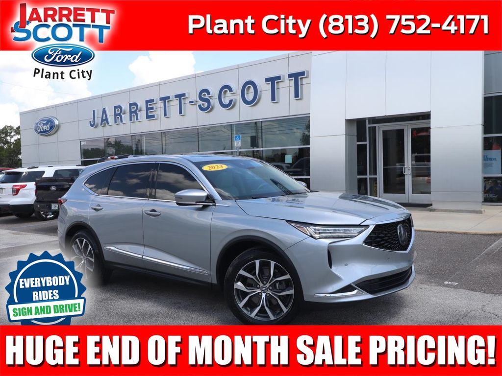 Lunar Silver Metallic 2023 Acura MDX SUV / Crossover Front-Wheel Drive Automatic