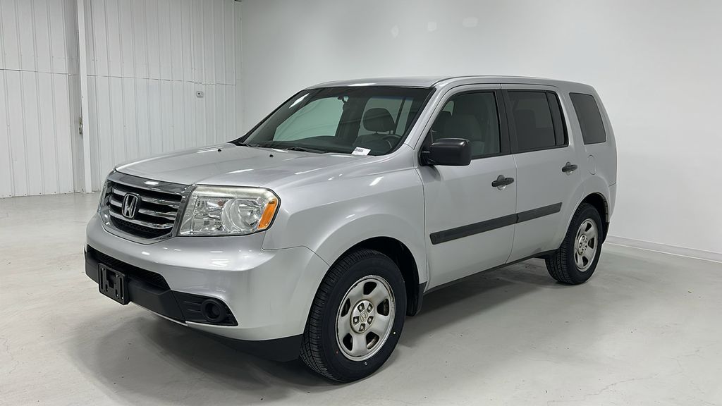 Alabaster Silver Metallic 2015 Honda Pilot LX 4WD SUV / Crossover Four-Wheel Drive 5-Speed Automatic