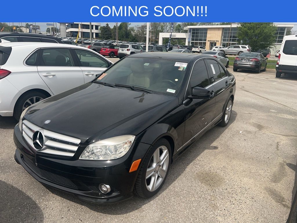 Black 2010 Mercedes-Benz C-Class Sedan