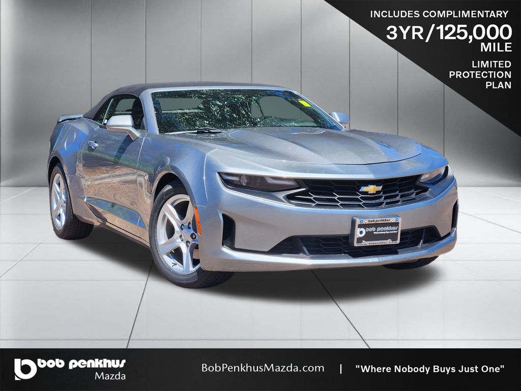 Sharkskin Metallic 2023 Chevrolet Camaro Convertible Rear-Wheel Drive 8-Speed Automatic