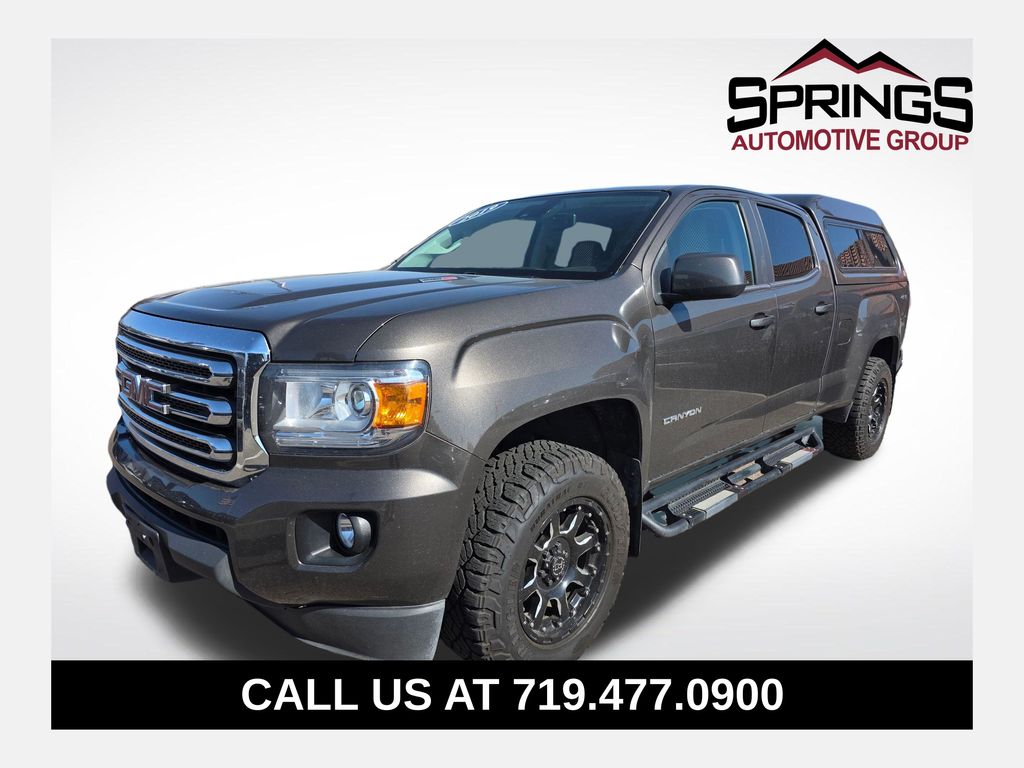 Smokey Quartz Metallic 2019 GMC Canyon Pickup Truck Four-Wheel Drive 6-Speed Automatic