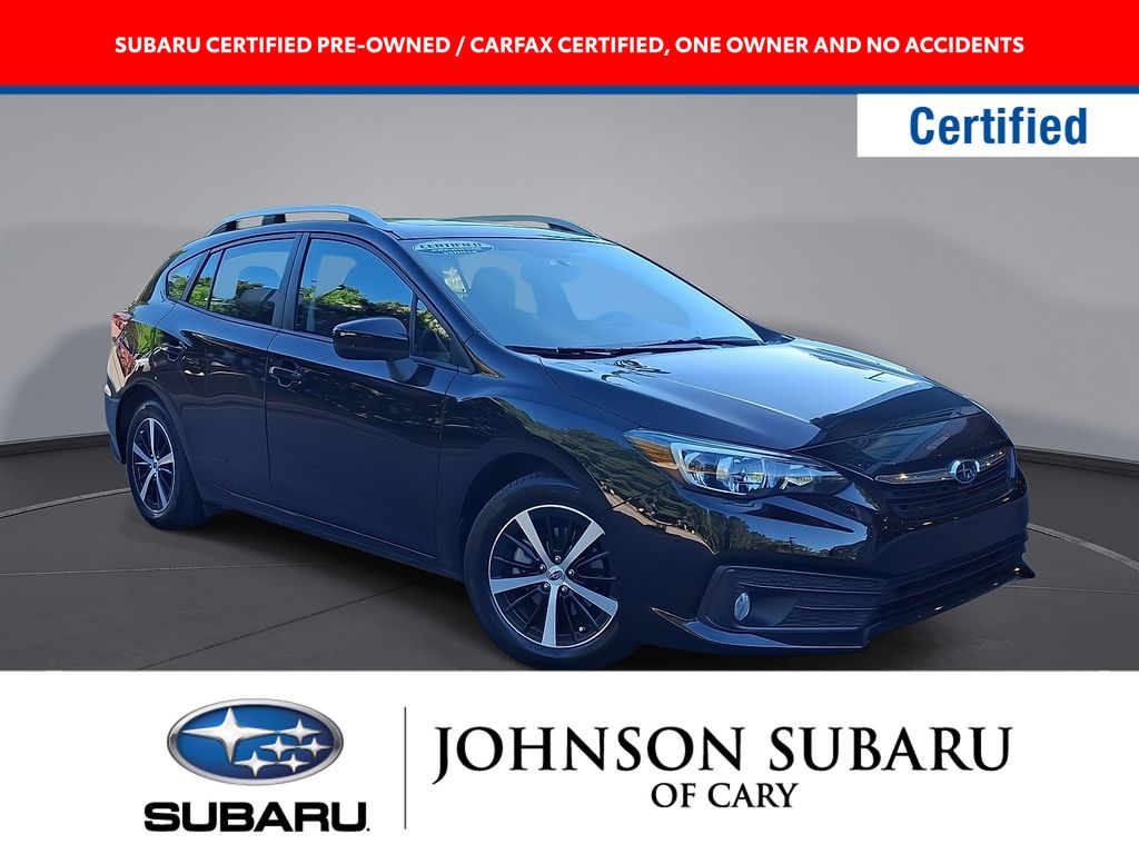 Crystal Black Silica 2023 Subaru Impreza Premium Wagon AWD Wagon All-Wheel Drive Continuously Variable Transmission