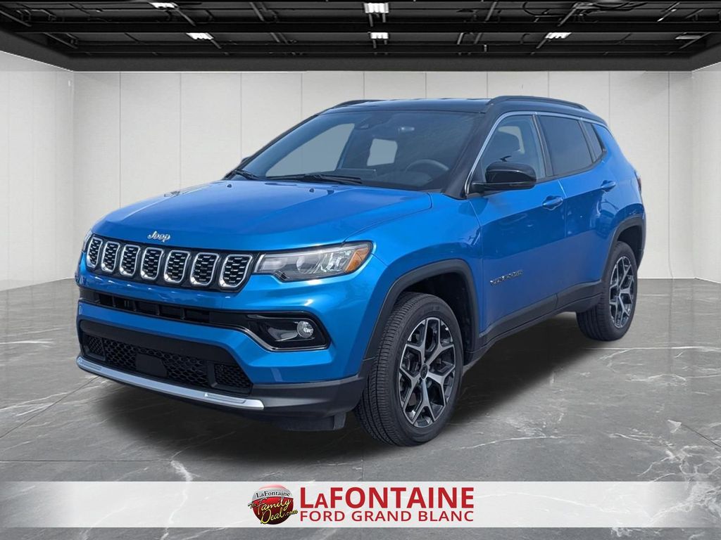Blue Pearl 2025 Jeep Compass SUV / Crossover Four-Wheel Drive 8-Speed Automatic
