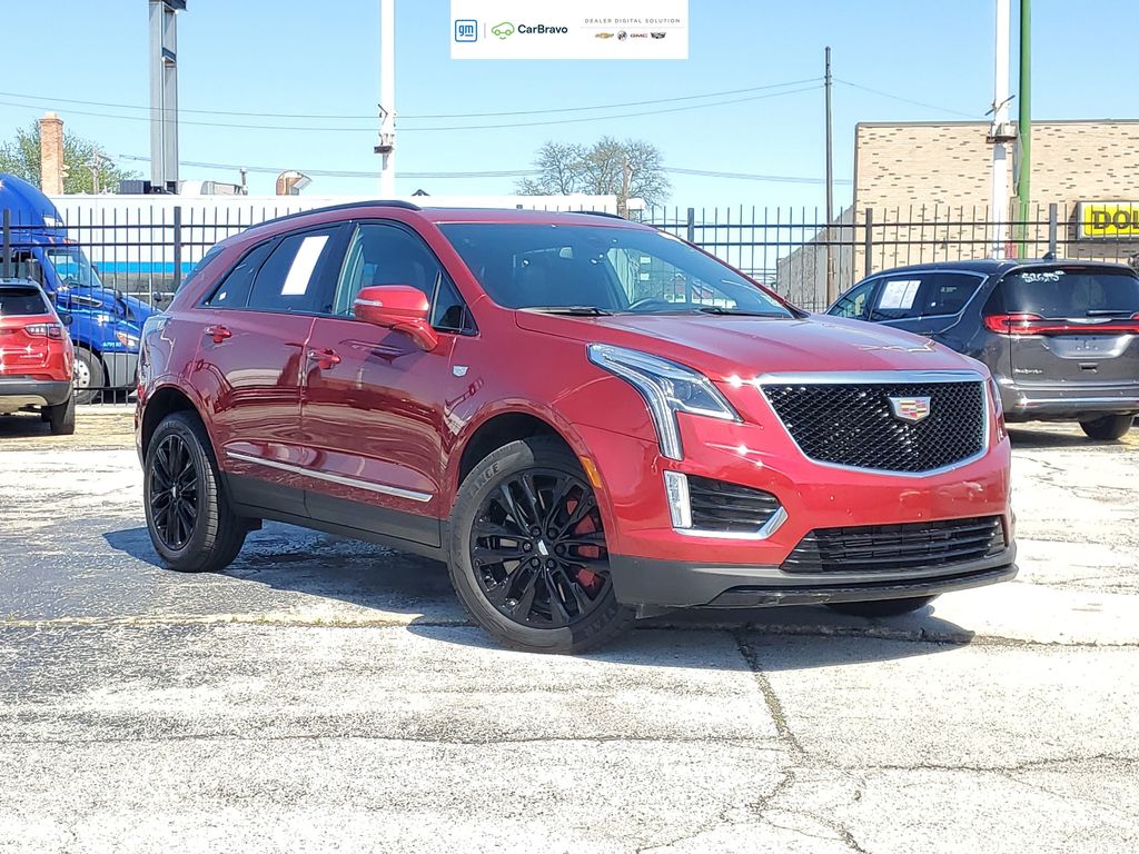 Radiant Red Tintcoat 2024 Cadillac XT5 Sport AWD SUV / Crossover Four-Wheel Drive 9-Speed Automatic